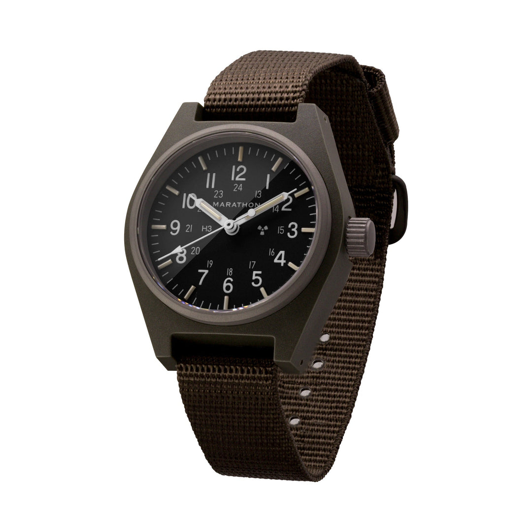 General Purpose Mechanical Black US Gov/Nylon Matte Black Dial