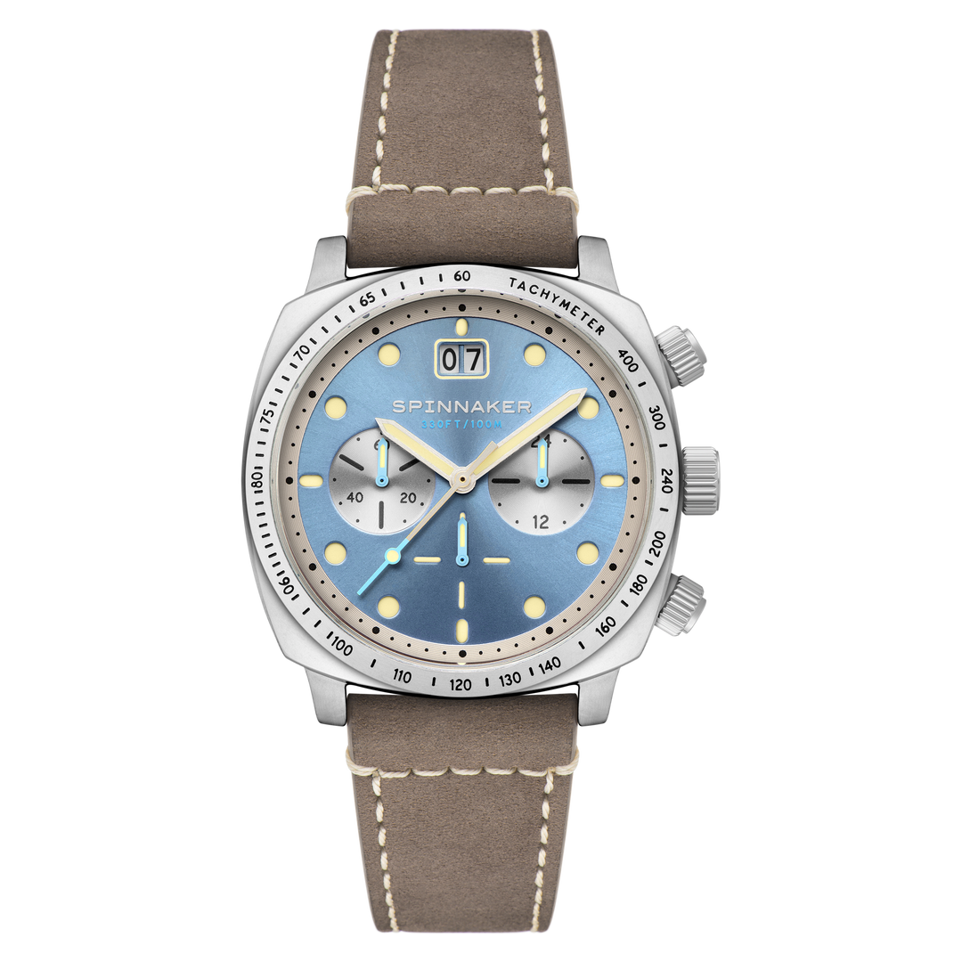 Hull Chronograph Blue / Leather | Blue Dial