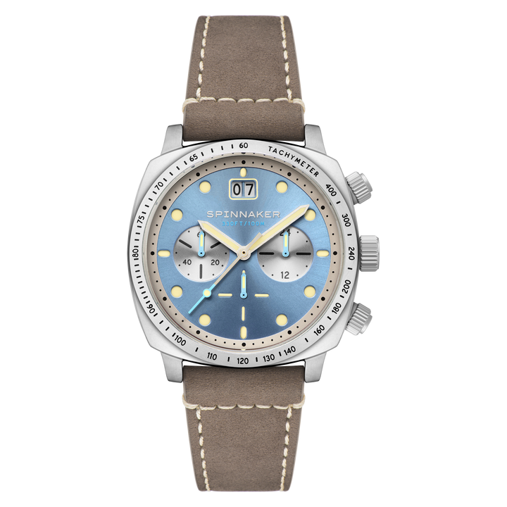 Hull Chronograph Blue / Leather | Blue Dial