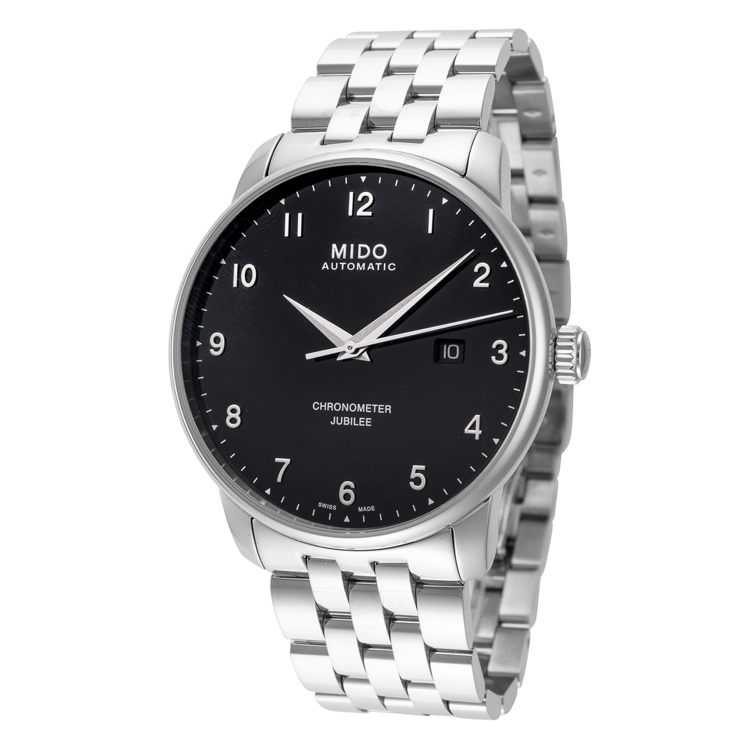 Baroncelli Jubilee 42mm / Black / Silver | Black Dial