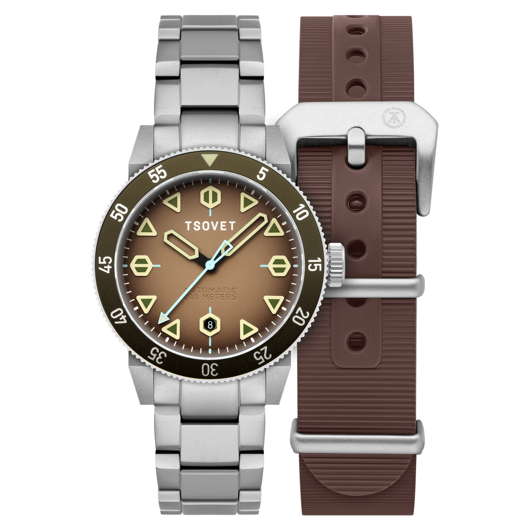 JMT - DW Global Explorer II Tan / Stainless Steel | Tan Dial