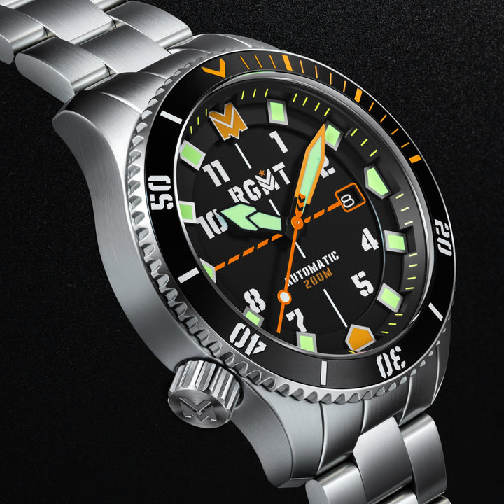 Recon Diver Automatic Black / Stainless Steel | Black Dial