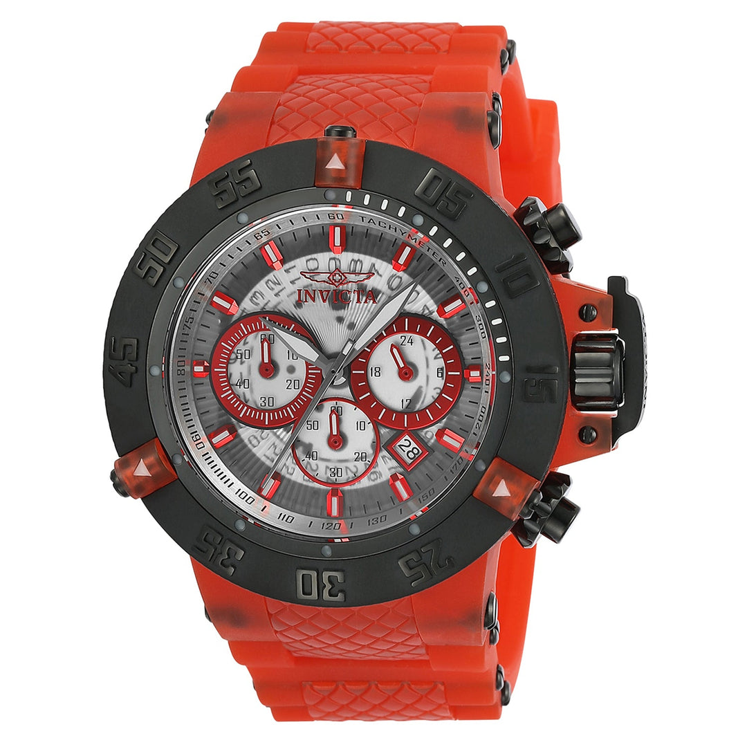 Subaqua 50mm / Grey / Black and Red | Grey Dial
