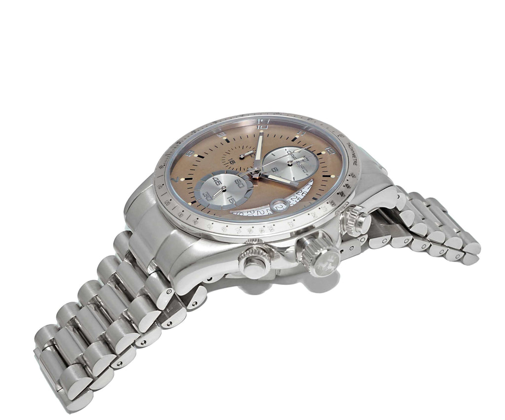 WINNER CIRCLE Brown/Silvertone | Brown Dial