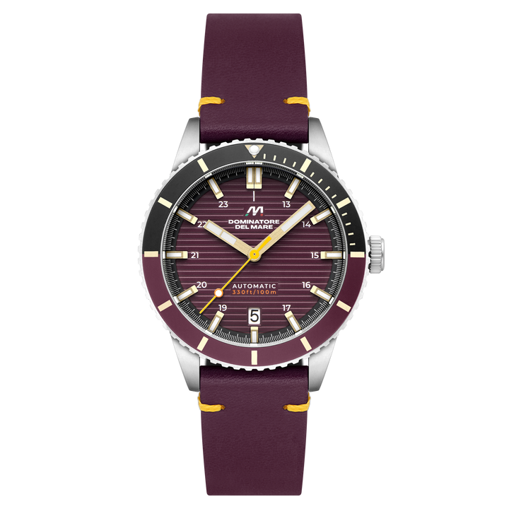 Scilla Automatic PURPLE / Leather | Purple Dial