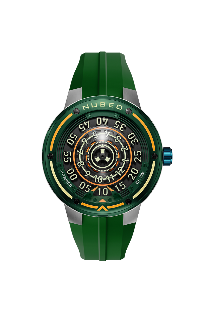 Orbiter Automatic Limited Edition Green / Silicone Strap | Green Dial