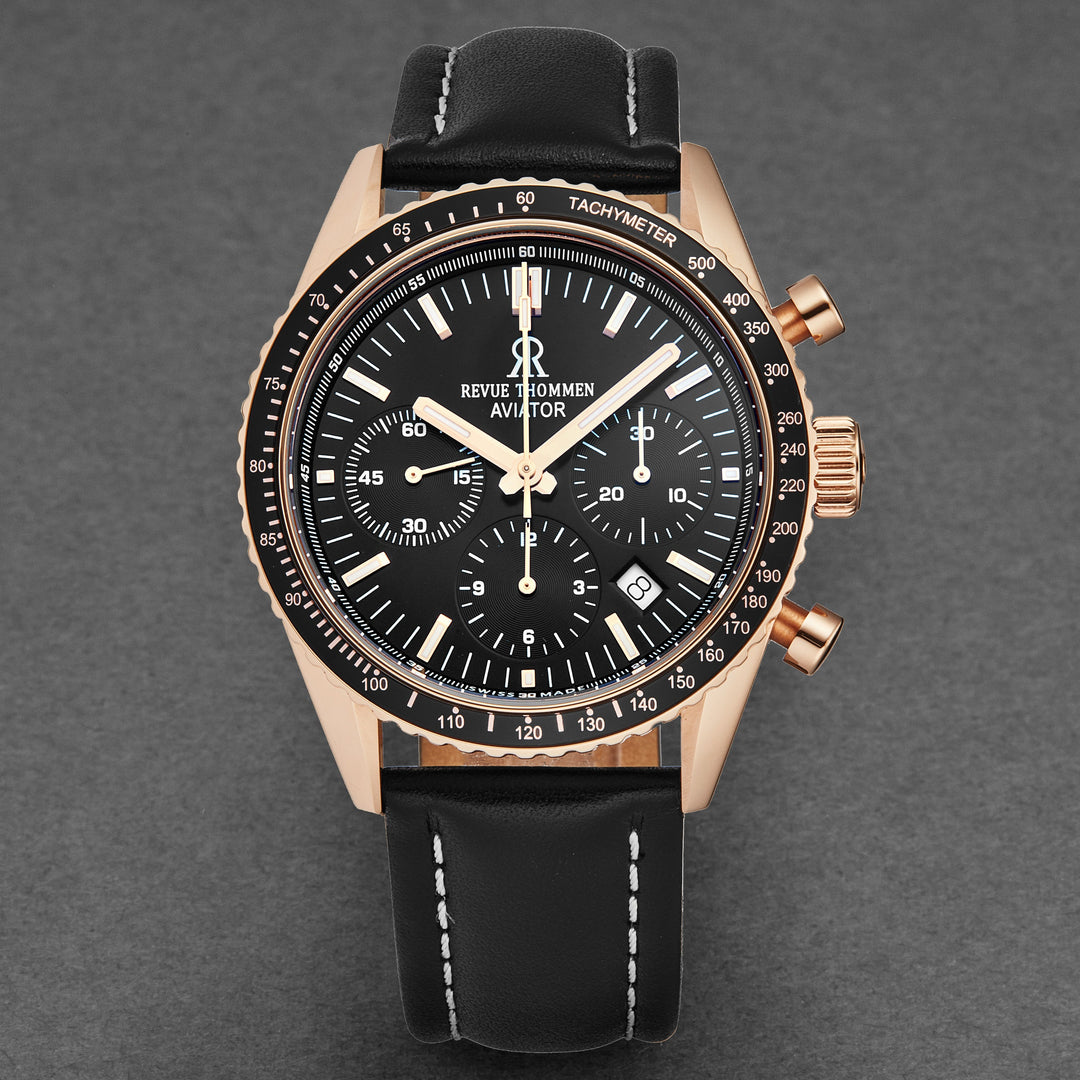 Aviator 17000.6567 / Black | Black Dial
