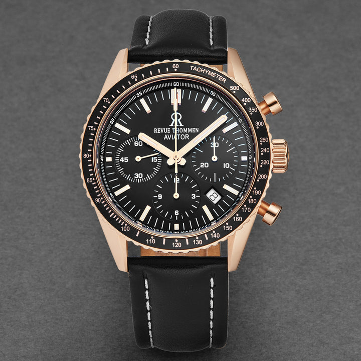 Aviator 17000.6567 / Black | Black Dial