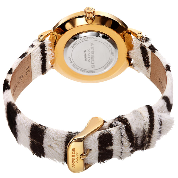 Casual Black/Leather | White Dial