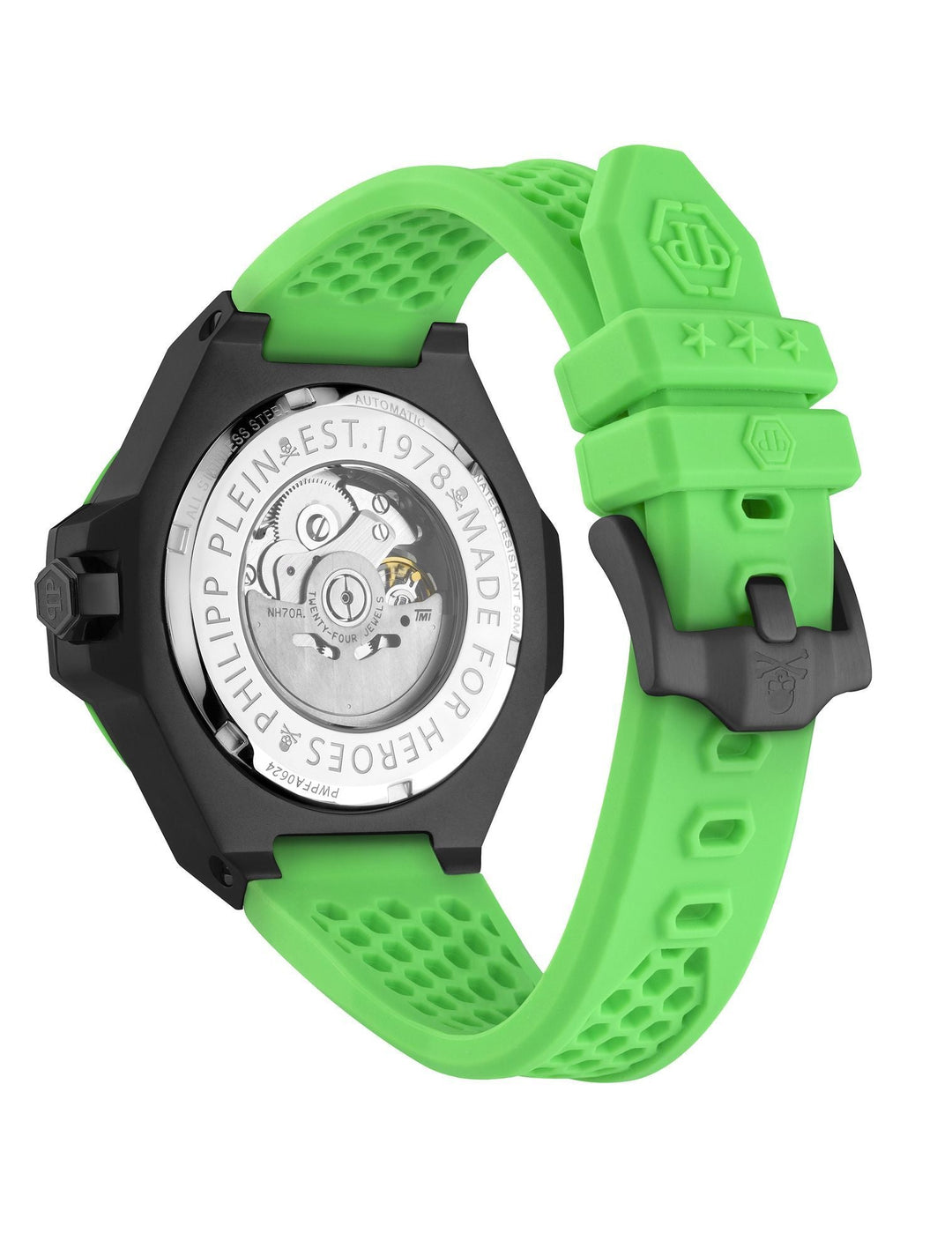 SKELETON ROYAL 46MM Skeleton / Silicone | Skeleton Dial