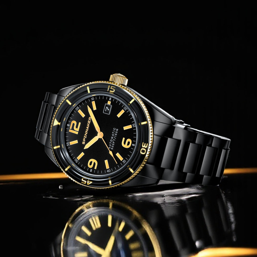 Fleuss Automatic Black / Stainless Steel | Black Dial