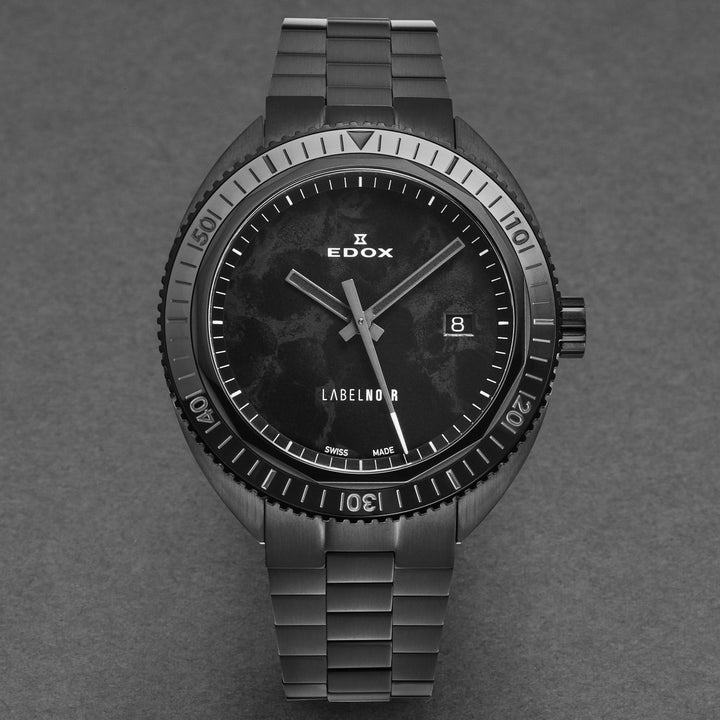 Hydrosub Black / Stainless steel, Black Dial
