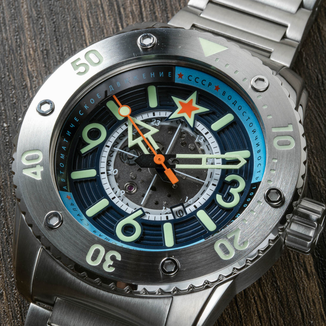 Barrakuda Limited Edition Silver / Blue Dial / Lt Blue Blue Dial