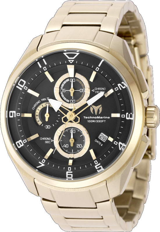 Ocean Quantum 44mm / Black / Gold | Black Dial