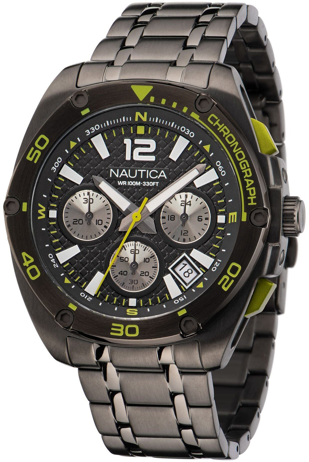 SPORTY Gunmetal / Stainless Steel | Black Dial