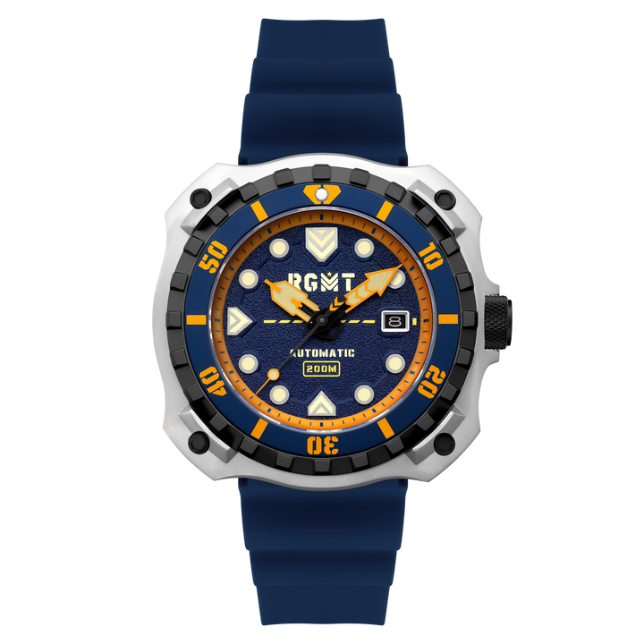 Minesweep Automatic Yellow  / Silicone | Yellow Dial
