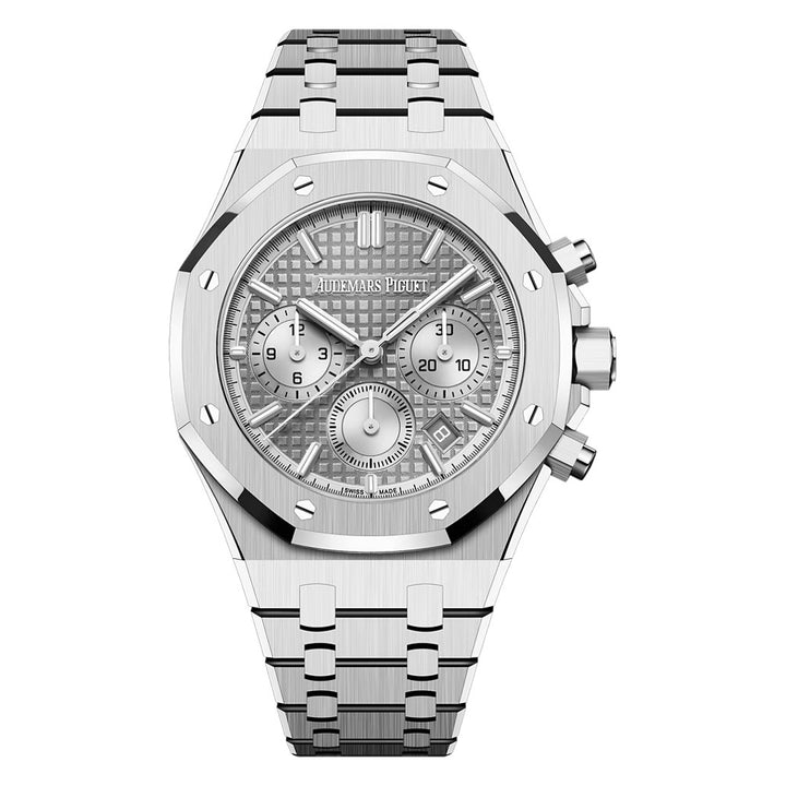 Audemars Piguet ROYAL OAK 38MM GREY DIAL STAINLESS STEEL CHRONOGRAPH 26715ST.OO.1356ST.02 MENS WATCH