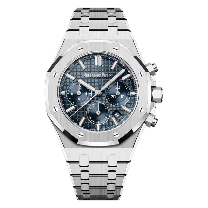 Audemars Piguet ROYAL OAK 38MM BLUE DIAL STAINLESS STEEL CHRONOGRAPH Ref. 26715ST.OO.1356ST.01 MENS WATCH