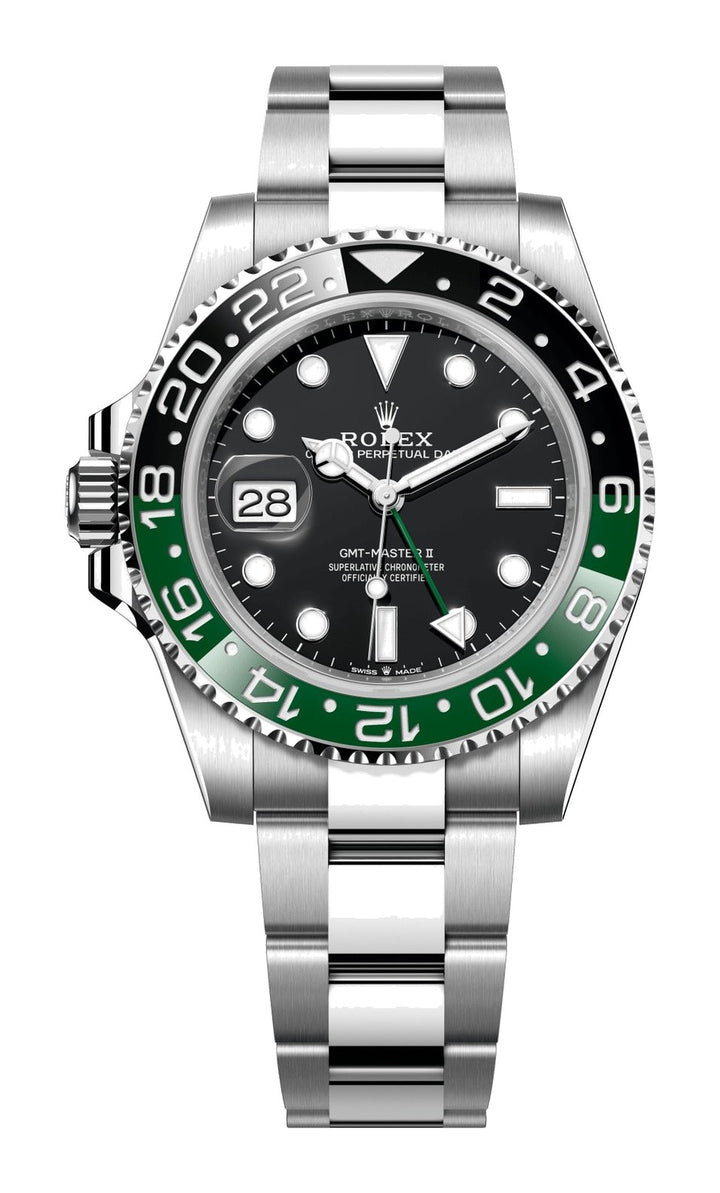Rolex Oystersteel "Sprite" GMT-Master II Oyster Bracelet Watch