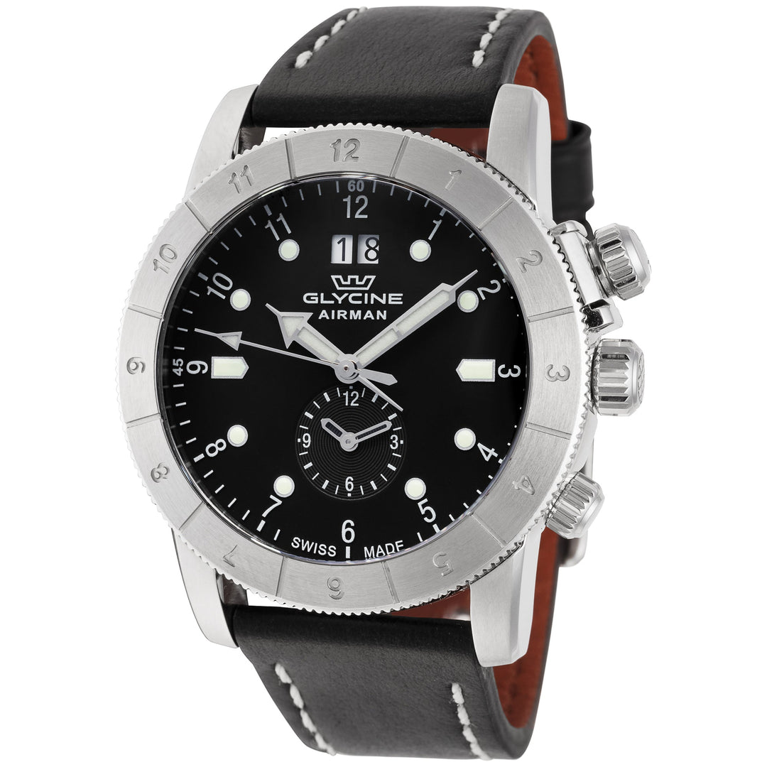Airman GMT 42mm / Black / Black | Black Dial