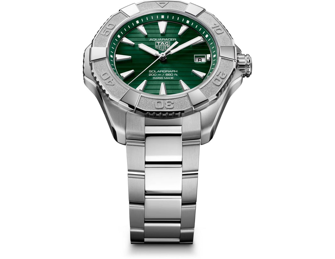 Aquaracer Professional 200 Solargraph Solar Quartz Green Dial / Stainless Steel 