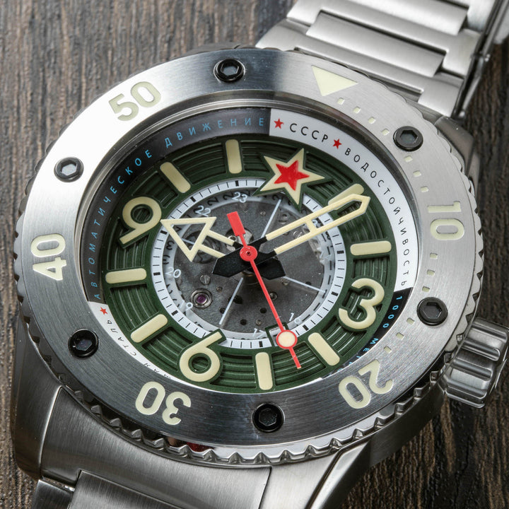 Barrakuda Limited Edition Silver / Green Green Dial