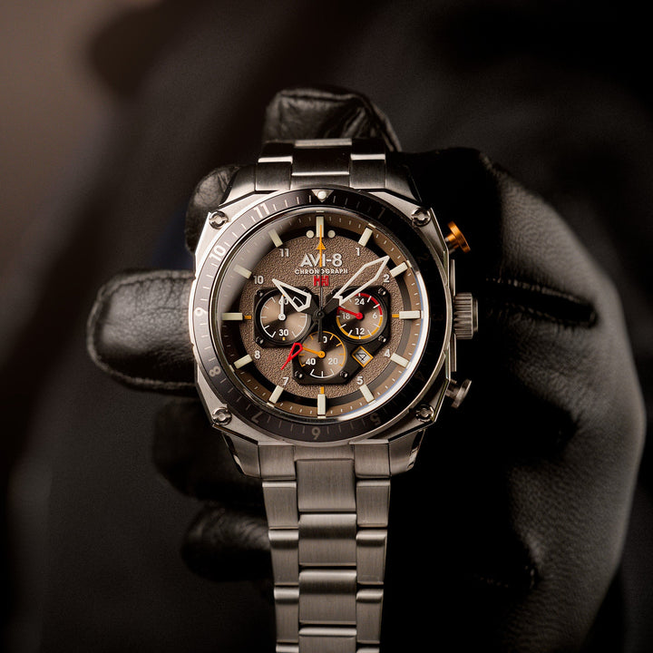 ATLAS DUAL TIME CHRONOGRAPH GREY / STAINLESS STEEL | Grey Dial