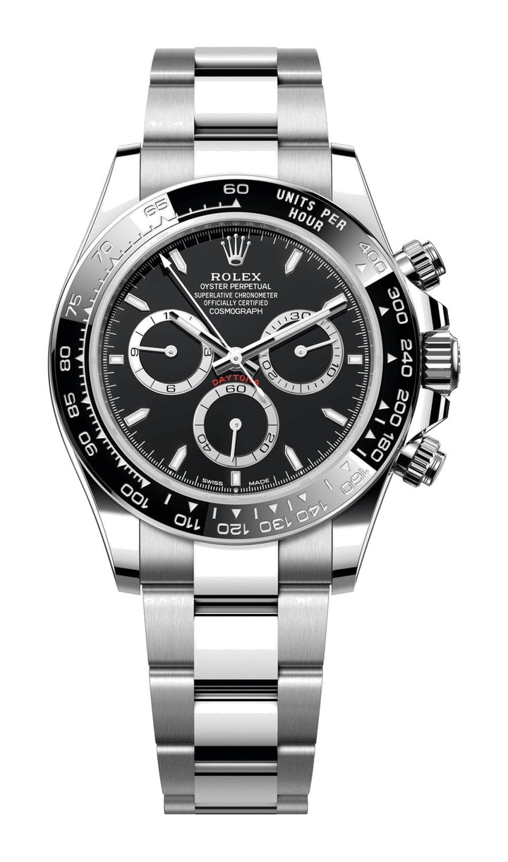 Rolex Daytona Black Bezel - Black Index Dial - Oyster Bracelet