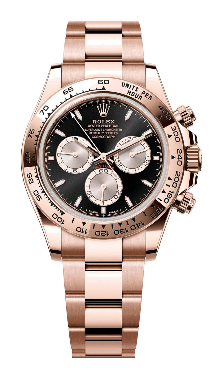Rolex - Daytona - Cosmograph Black Index Dial 18K Rose Gold Oyster Bracelet 2023