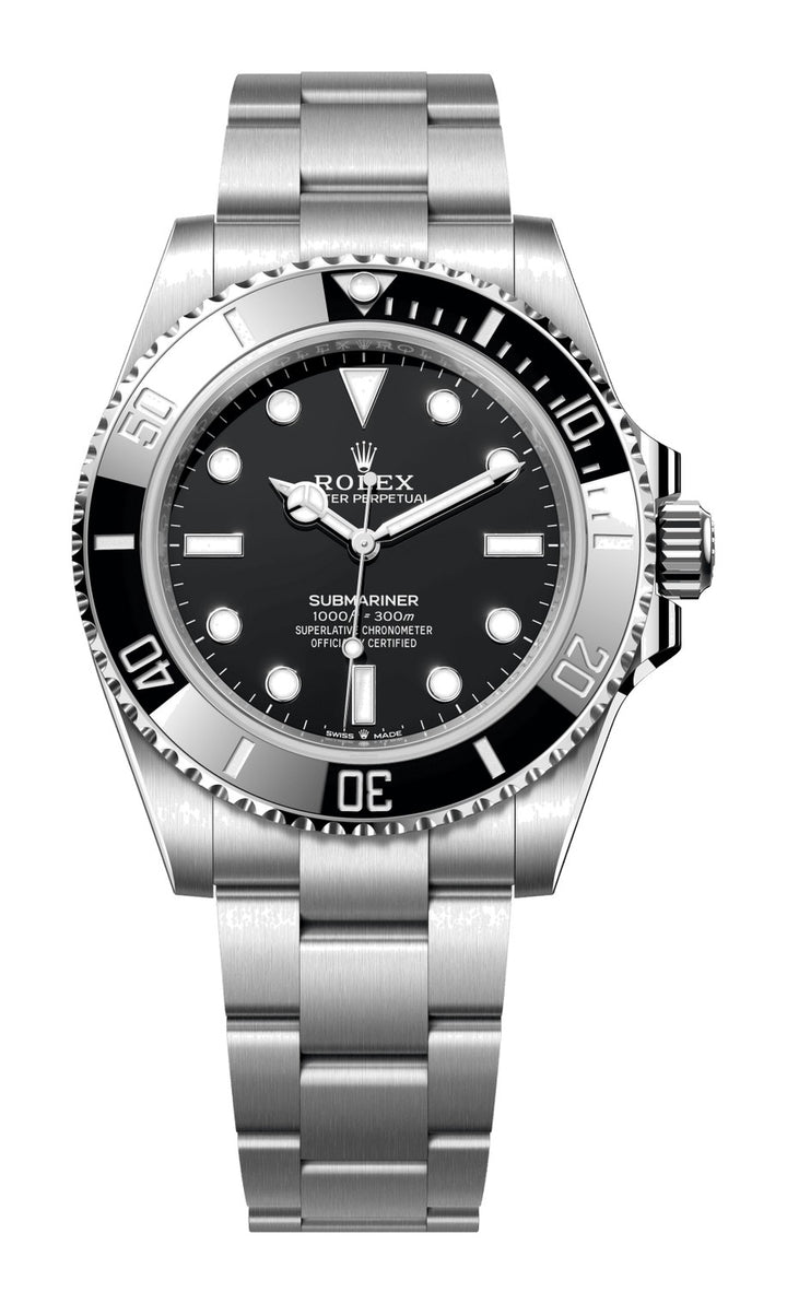 Rolex Steel Submariner Watch - Black Dial