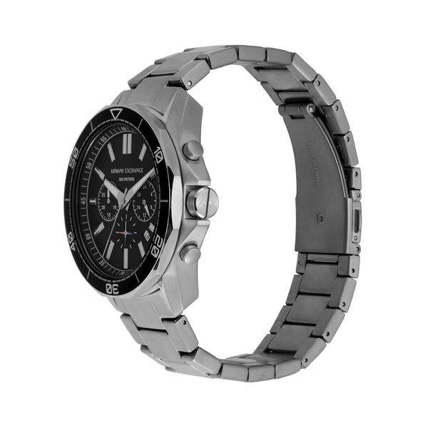 Spencer Black dial / Silver Stainless Steel Bracelet Black Dial