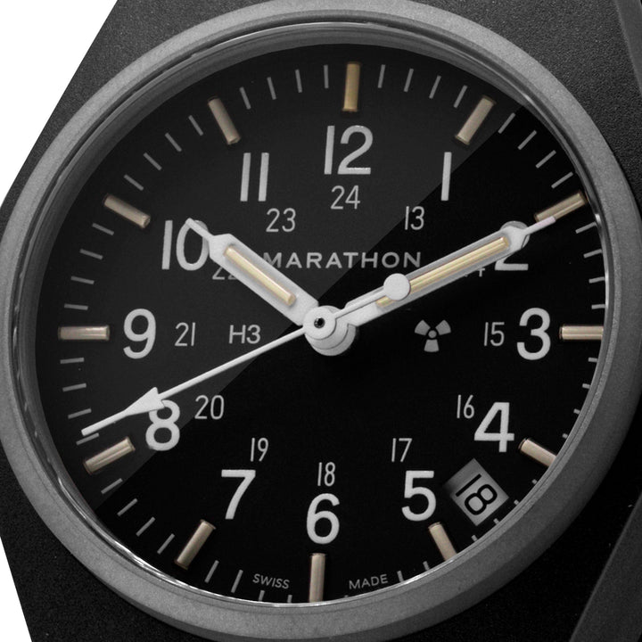 General Purpose Quartz with Date Black NGM/Def Std Matte Black Dial