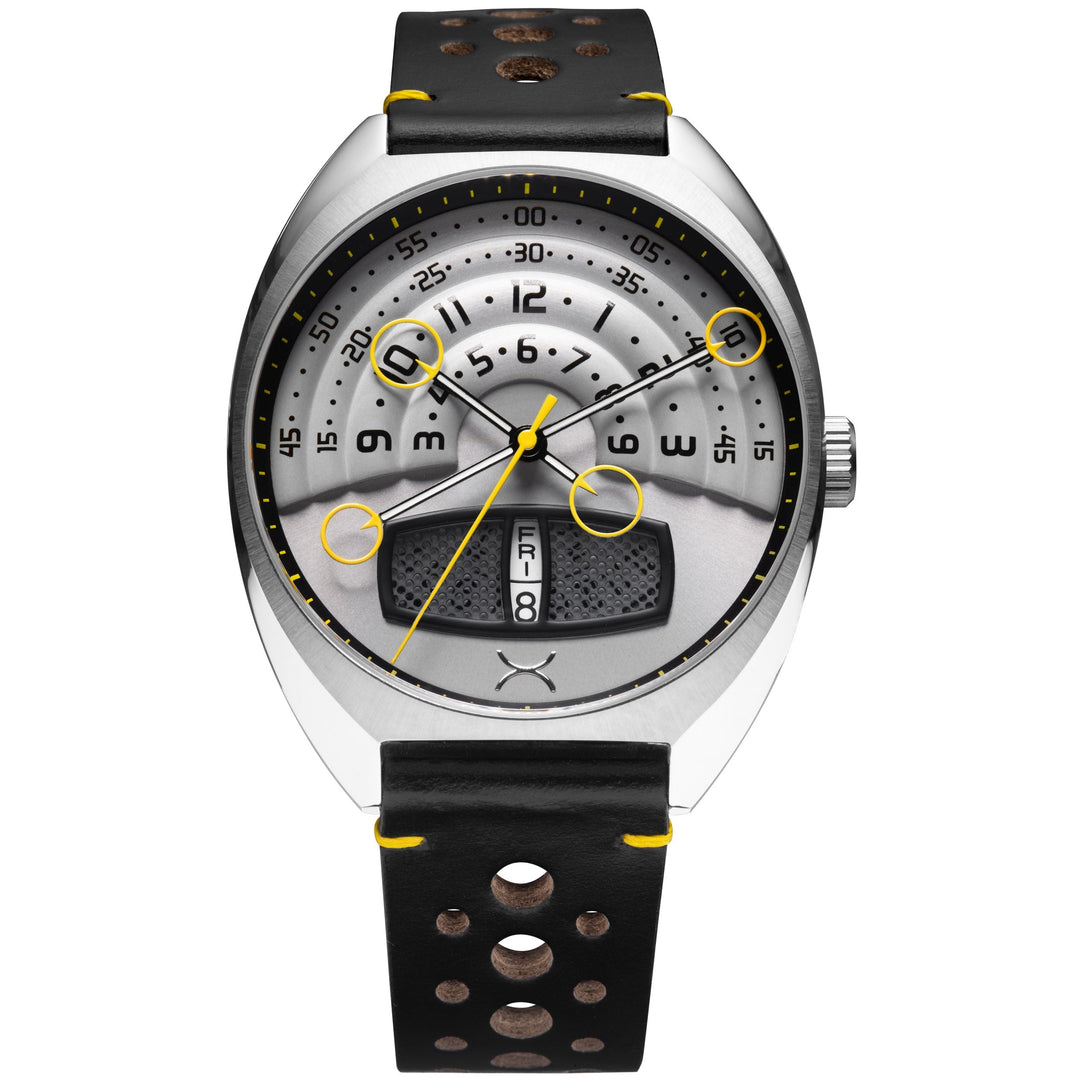 Halograph III Automatic Steel Black Silver Dial