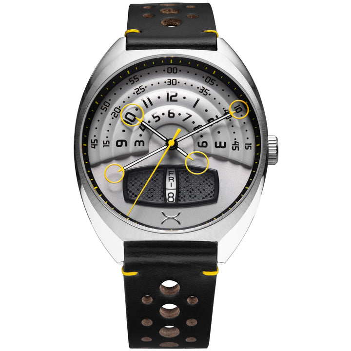 Halograph III Automatic Steel Black Silver Dial
