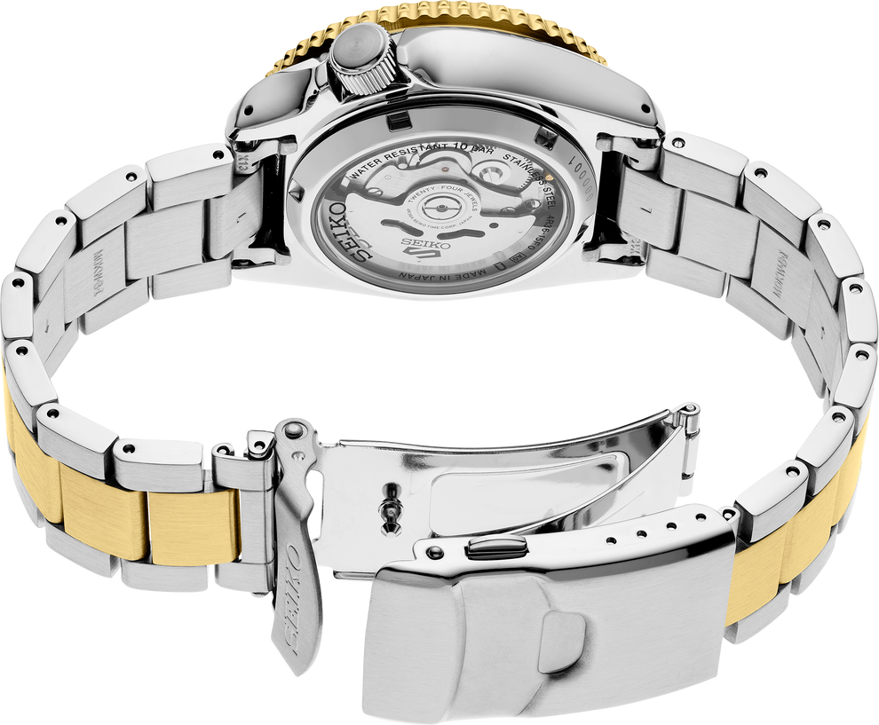 5 Sports SYX Charcoal Dial / Two-Tone Stainless Steel Bracelet Charcoal Dial
