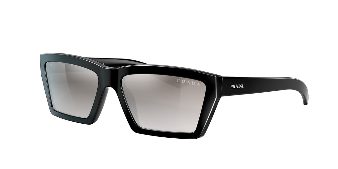 Fashion Black Frame, Gradient Grey Mirror Silver Lens PR04VS-1AB5O057 |  Dial