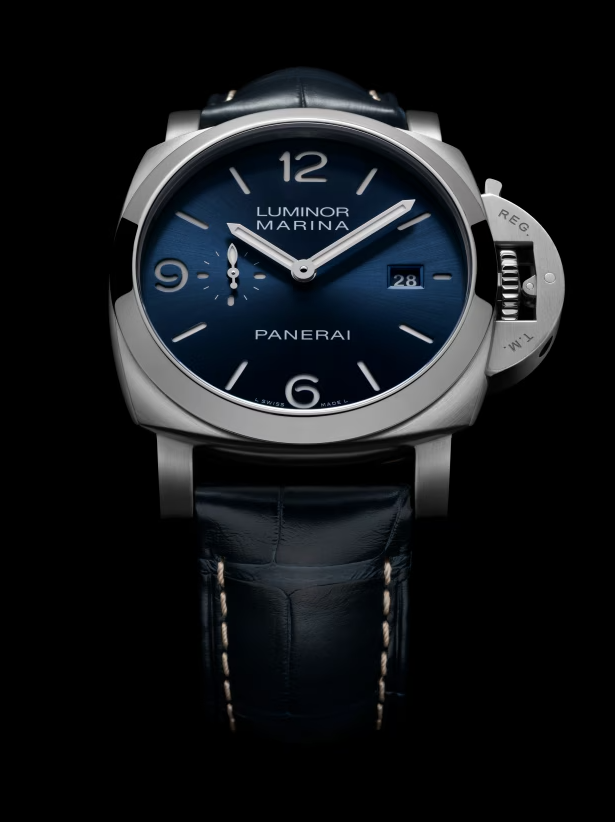 Luminor Marina Blue/Blue Leather Blue Dial