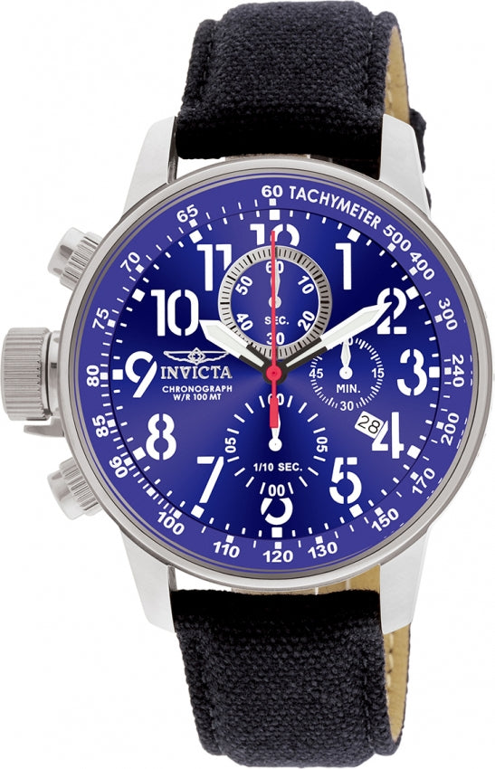 I-Force Chronograph Blue Dial / Black Canvas Strap Blue Dial