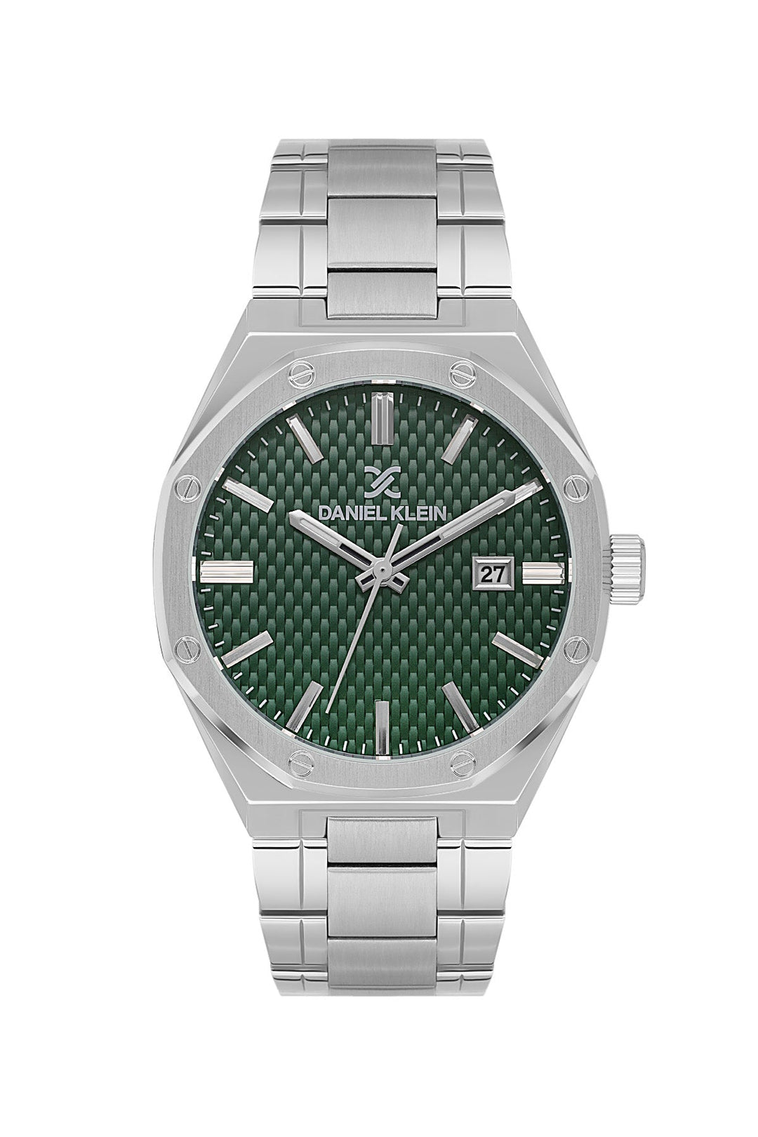 Premium Stainless Steel Band - Date Silver / Green Dial Green Dial