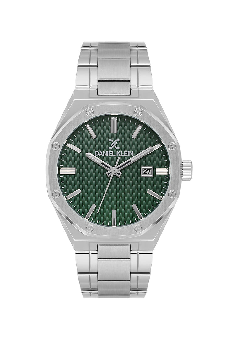 Premium Stainless Steel Band - Date Silver / Green Dial Green Dial