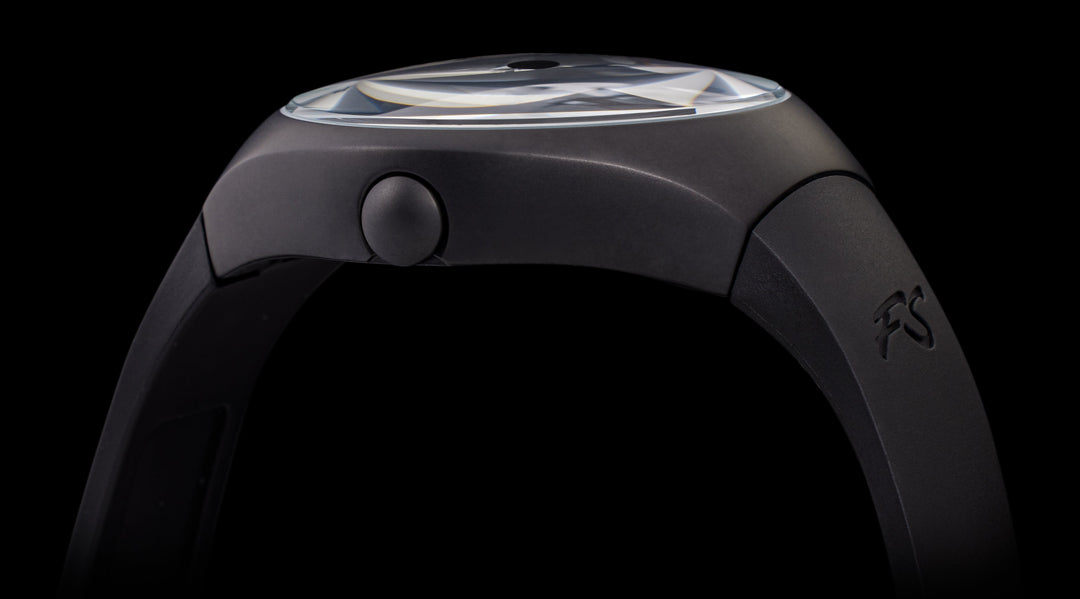 Frank Stephenson's Cosmos Series Black Case, Black Dial, Black Strap | Black Dia