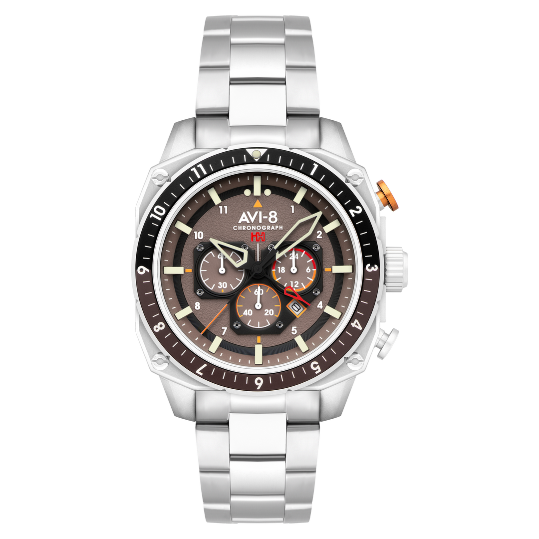 ATLAS DUAL TIME CHRONOGRAPH GREY / STAINLESS STEEL | Grey Dial