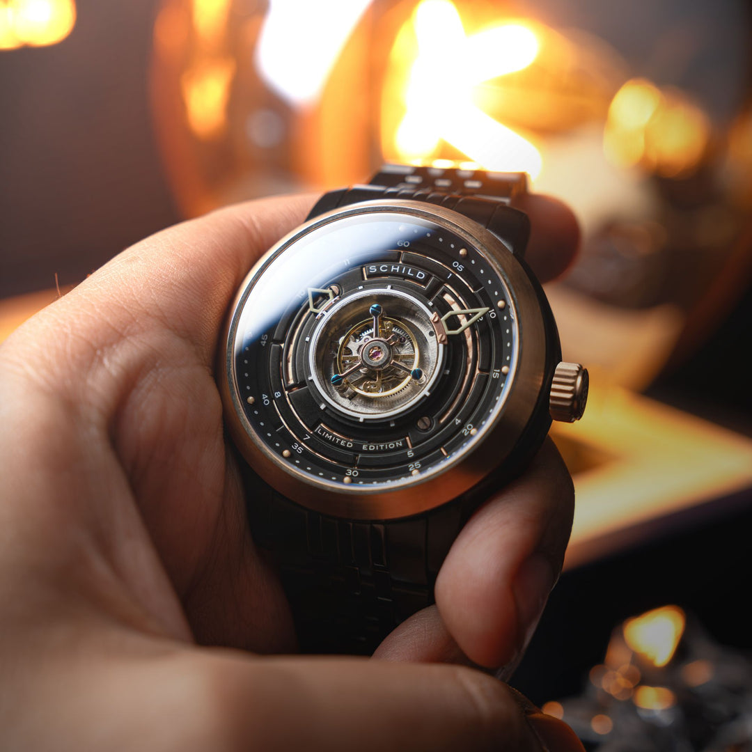 Heinrich Cyclone Tourbillon Limited Edition Black / Black Stainless Steel | Blac