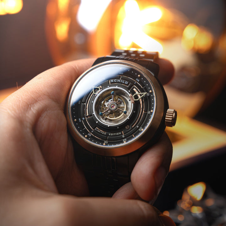 Heinrich Cyclone Tourbillon Limited Edition Black / Black Stainless Steel | Blac