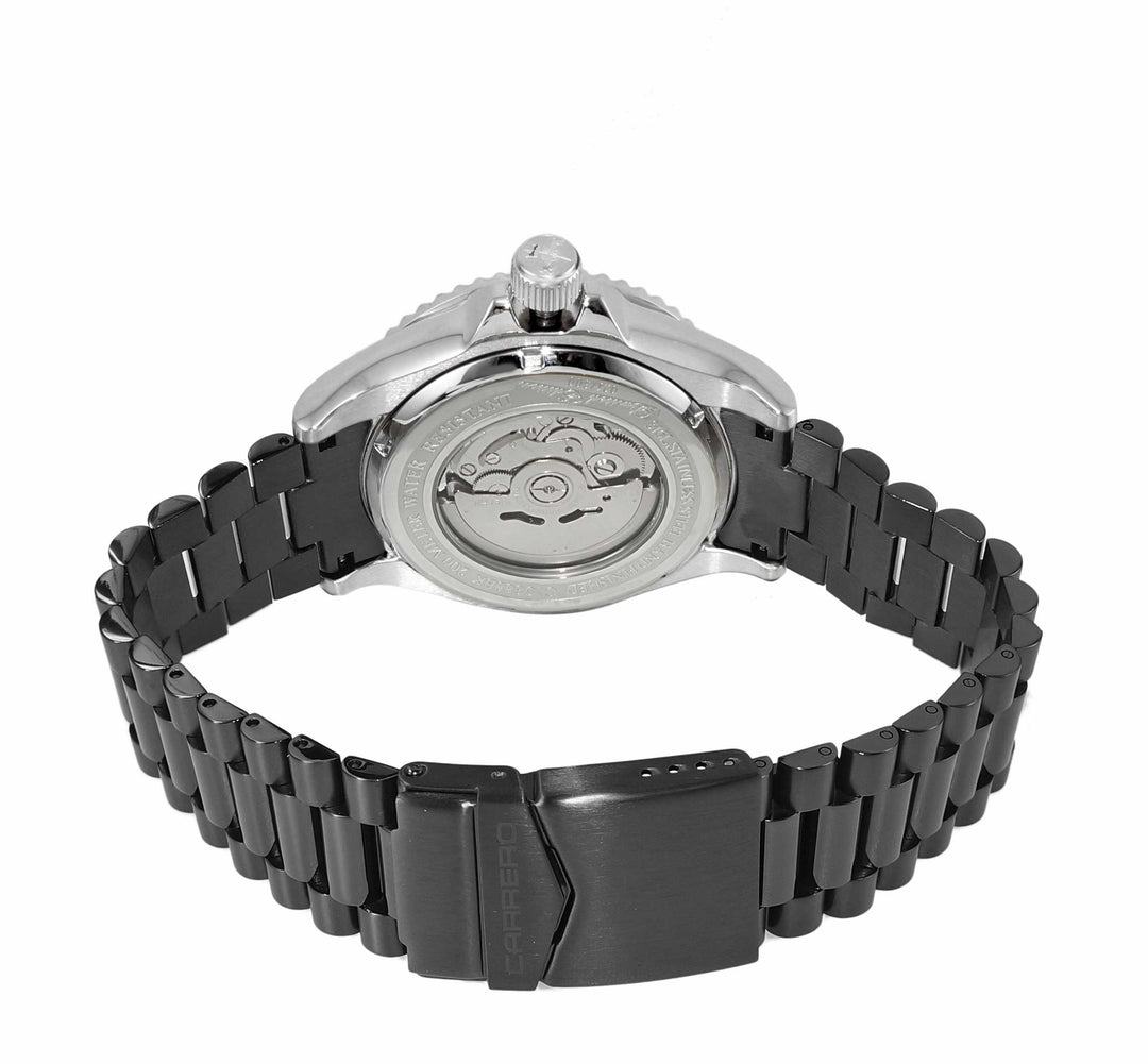 CATANIA -PD SILVER TONE/IP-BLACK Black Dial Dial