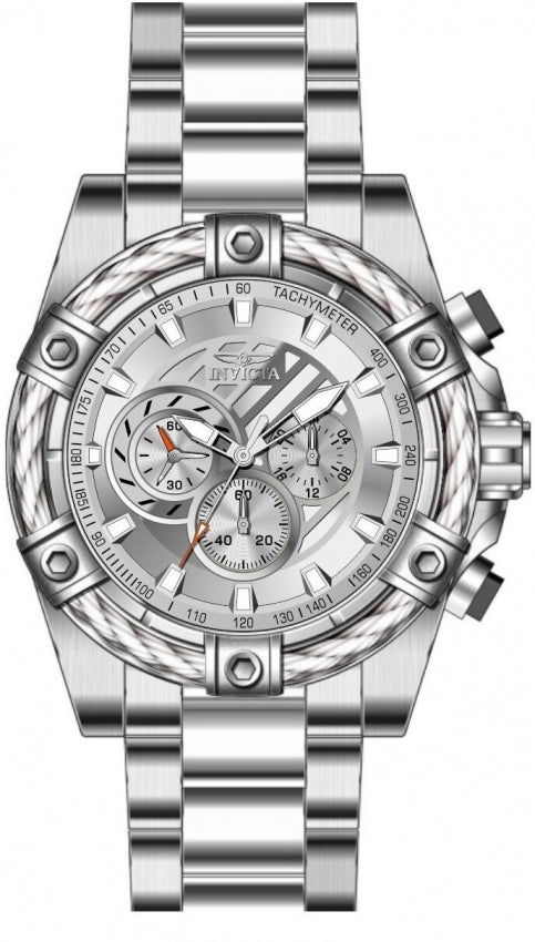Bolt Men Silver-Tone Dial / Stainless Steel Bracelet Silver-tone Dial