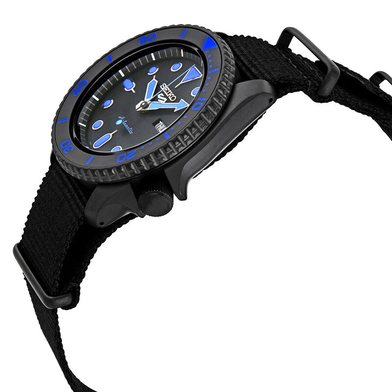 5 Sports SYX Black Dial / Black Nylon Strap Black Dial