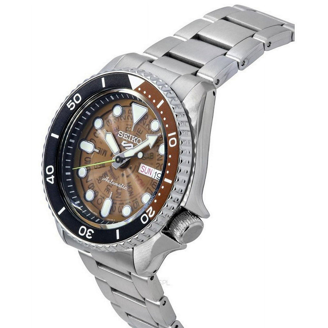5 Sports SYX Brown Dial / Stainless Steel Bracelet Brown Dial