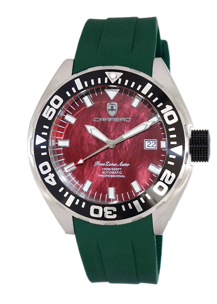 FreeZone-Auto MAROON/GREEN Maroon Dial