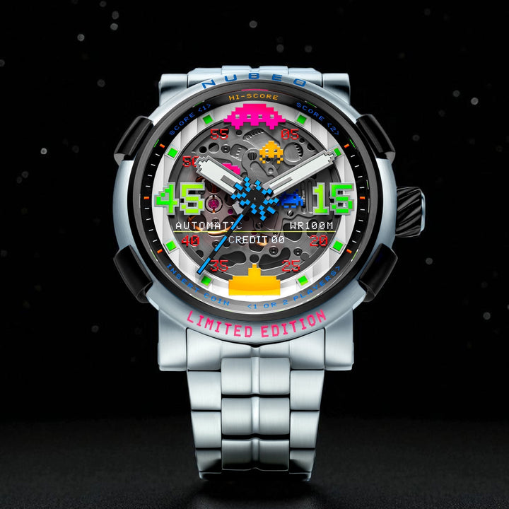Orion Automatic Space Invaders Limited Edition Silver / Stainless Steel | Silver